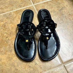 Tory Burch logo sandals